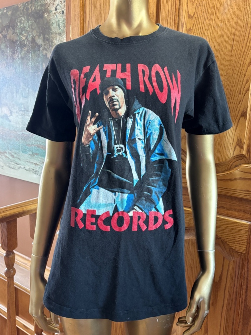 Death Row Records Black Short-Sleeve Graphic Tee
